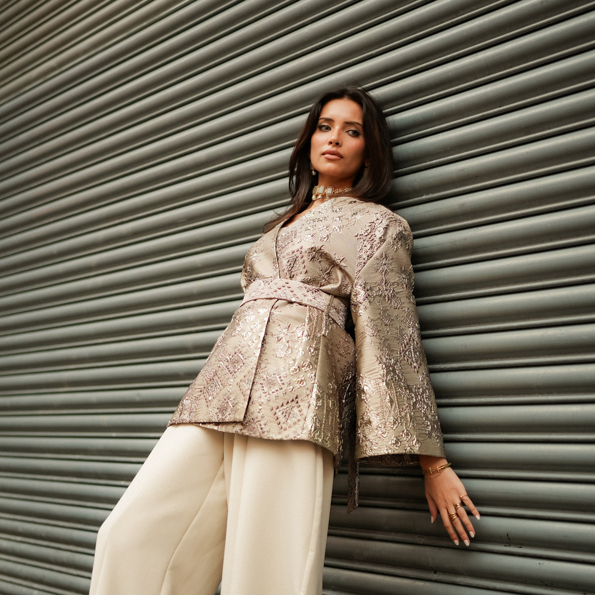 Oyster Kimono Jacket