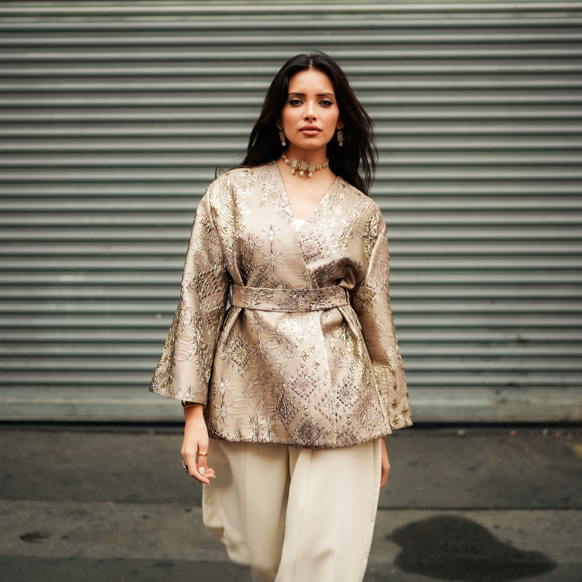 Oyster Kimono Jacket